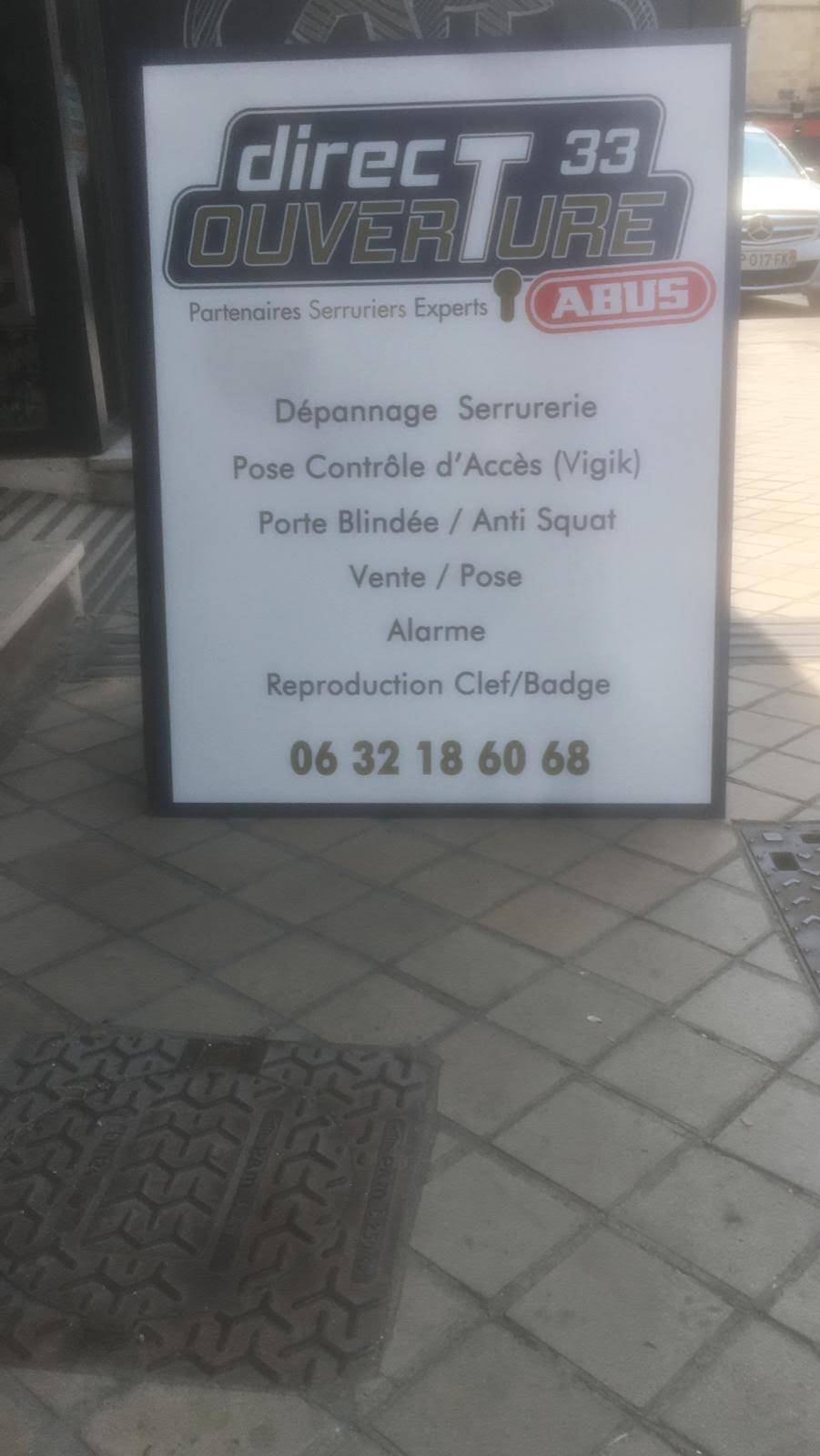 Serrurier pour dépannage urgence 24/24 jardin public et rue fondaudege Bordeaux centre